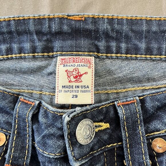 True Religion Blue Flare & Wide Leg Jeans - Picture 5 of 10